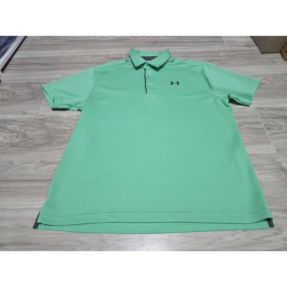 Under Armour Men's Polo Shirt Men's Loose Green XL